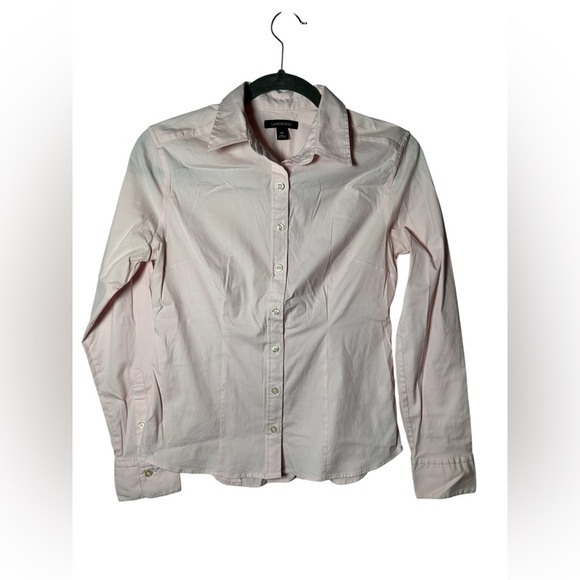 Lands' End Tops - Lands’ End Petite Button Down Shirt Light Pink Size 4P